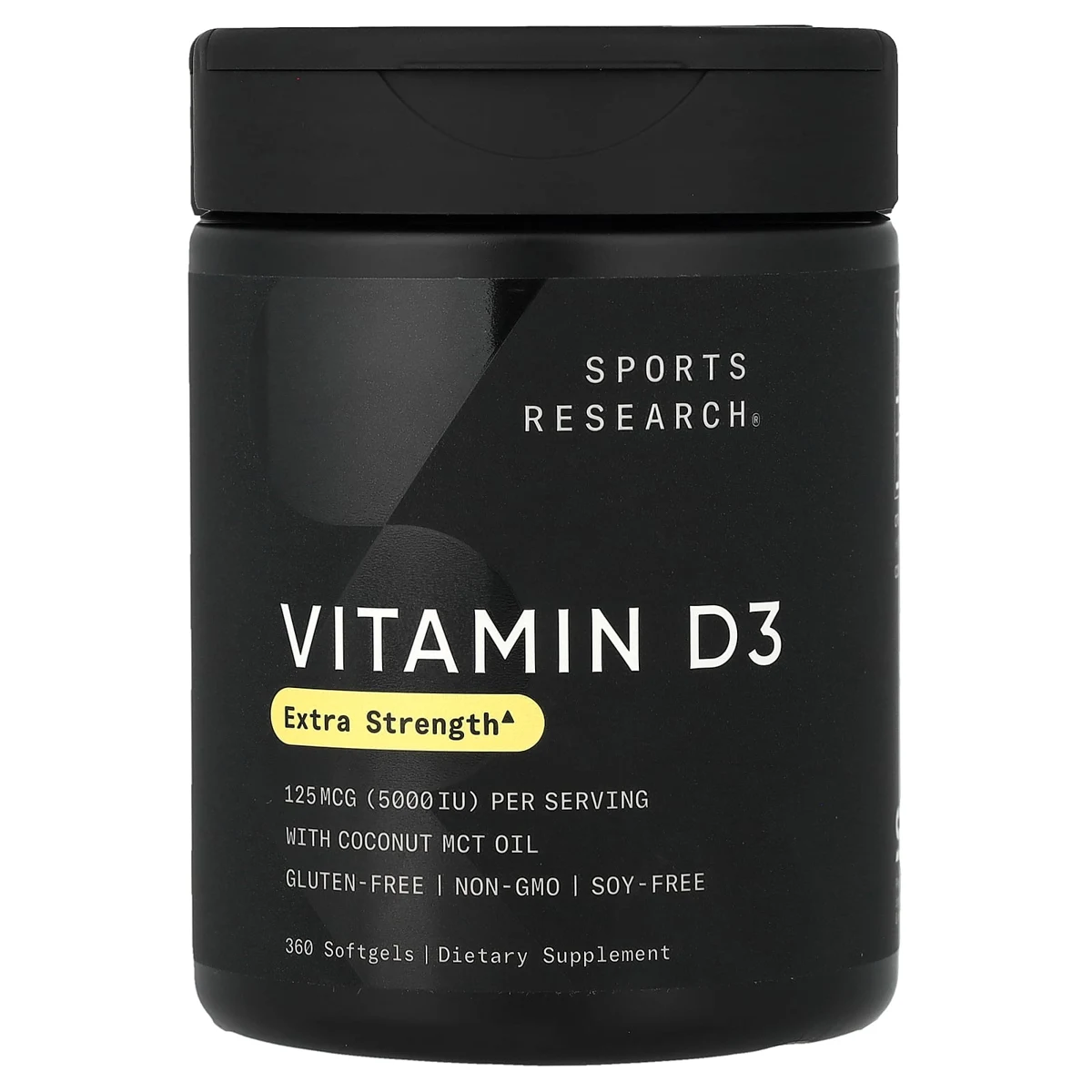 Sports Research Vitamin D3, 125 mcg (5,000 IU)