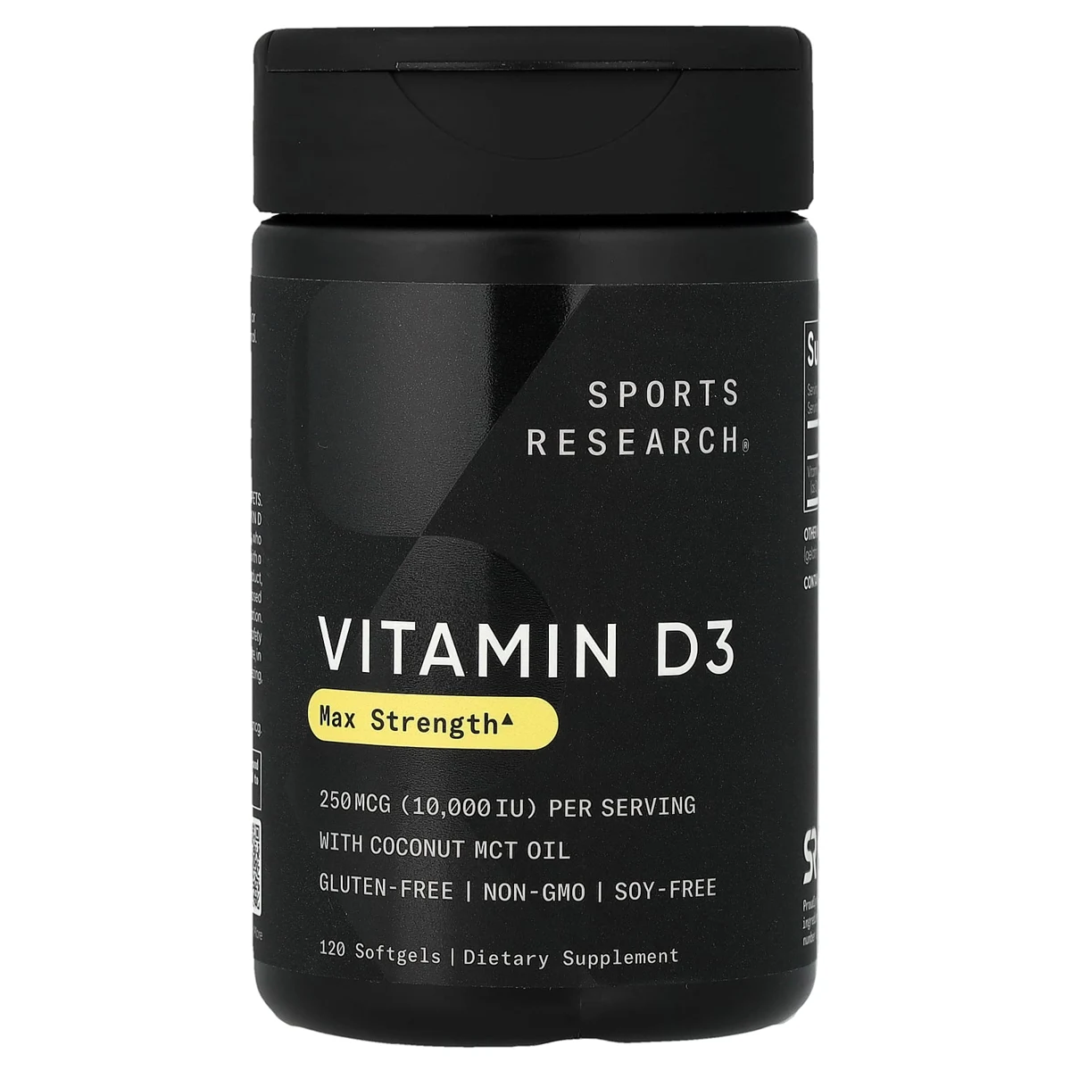 Sports Research Vitamin D3, 250 mcg (10,000 IU)