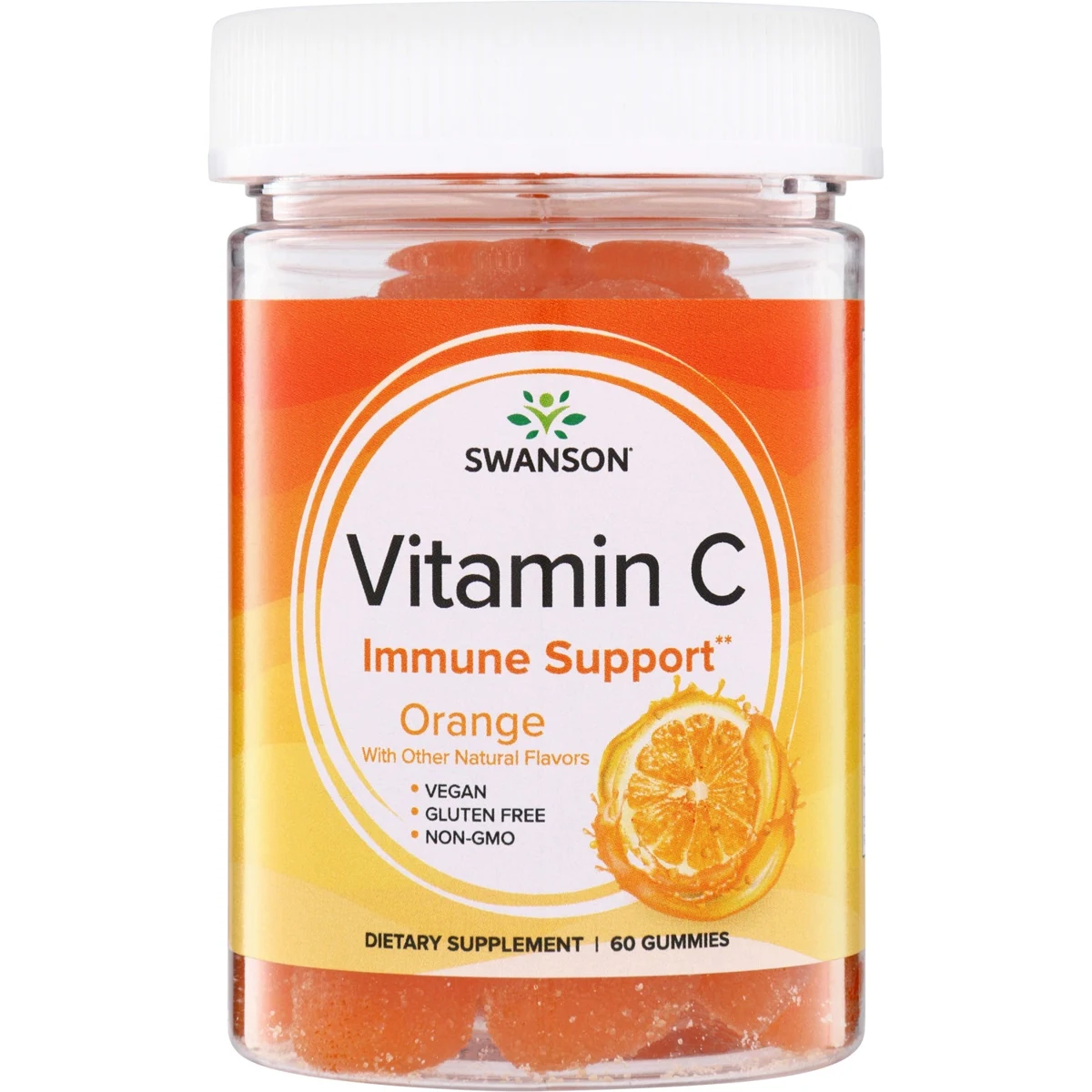 Swanson Vitamin C Gummies - Orange