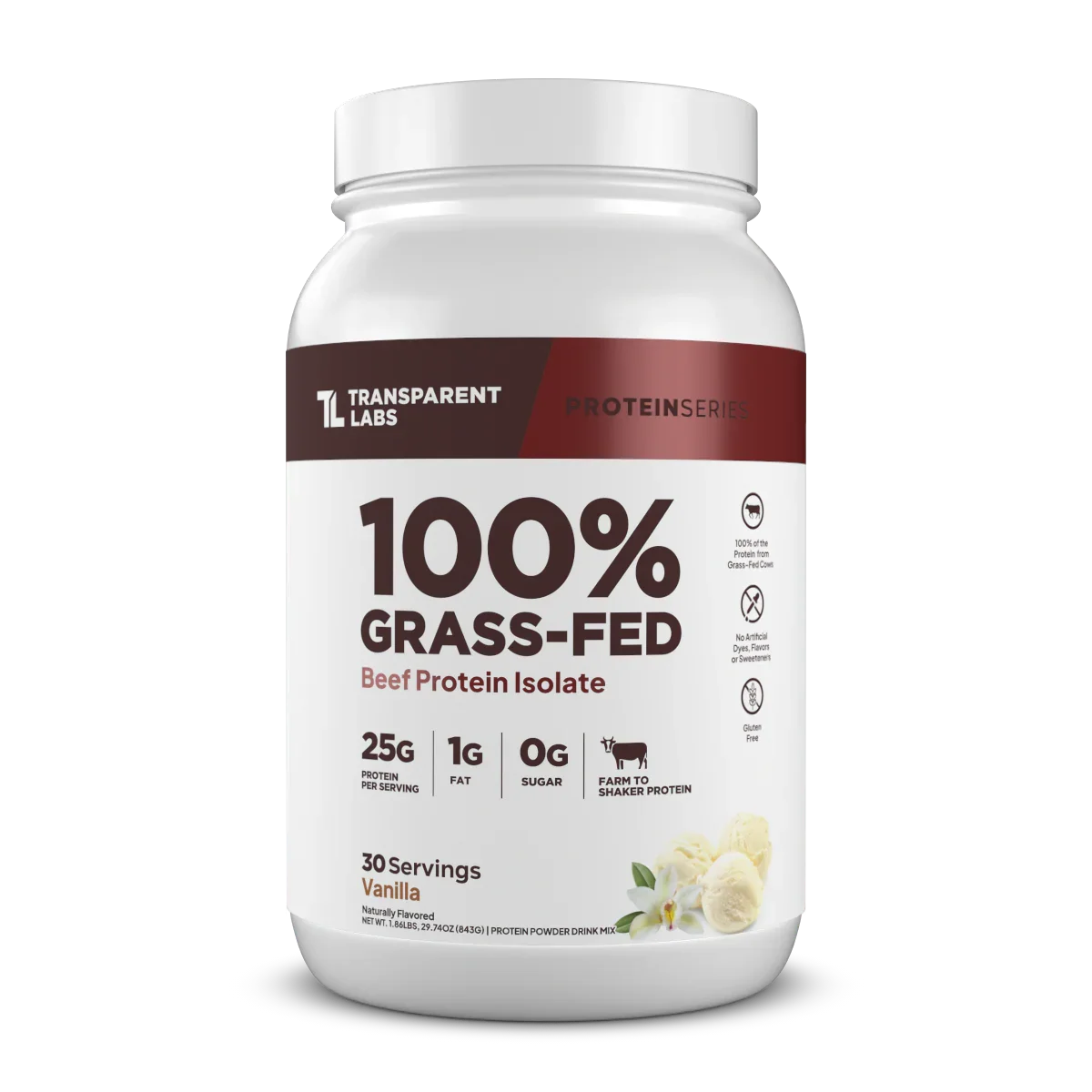 Transparent Labs Grass-Fed Beef Protein Isolate
