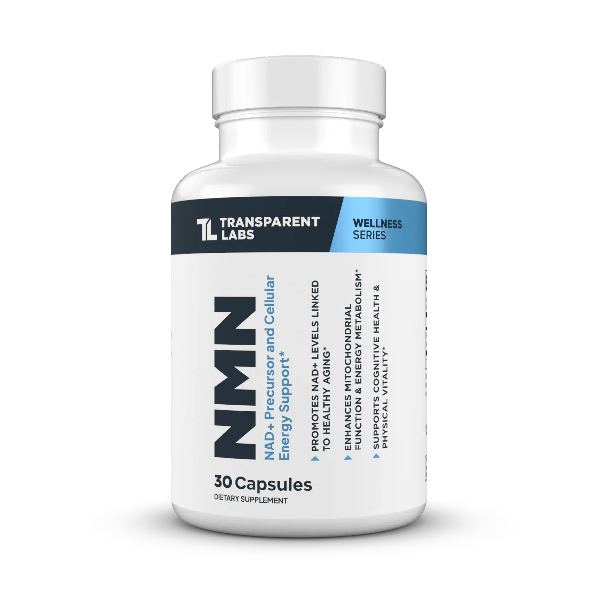 Transparent Labs NMN Supplement for NAD+ & Cellular Energy