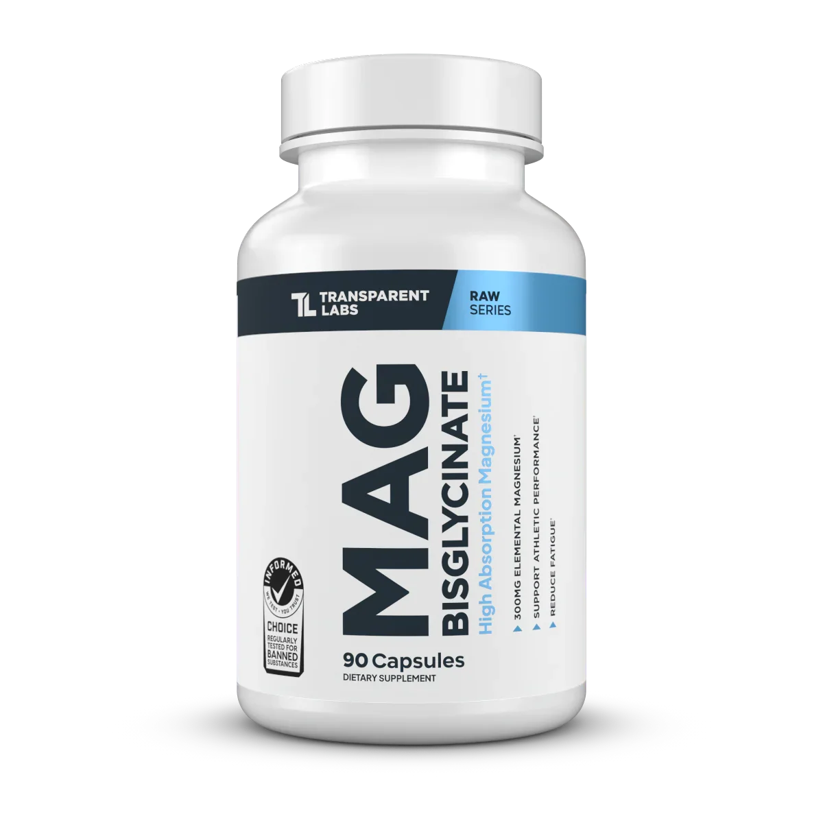 Transparent Labs Magnesium Bisglycinate Capsules