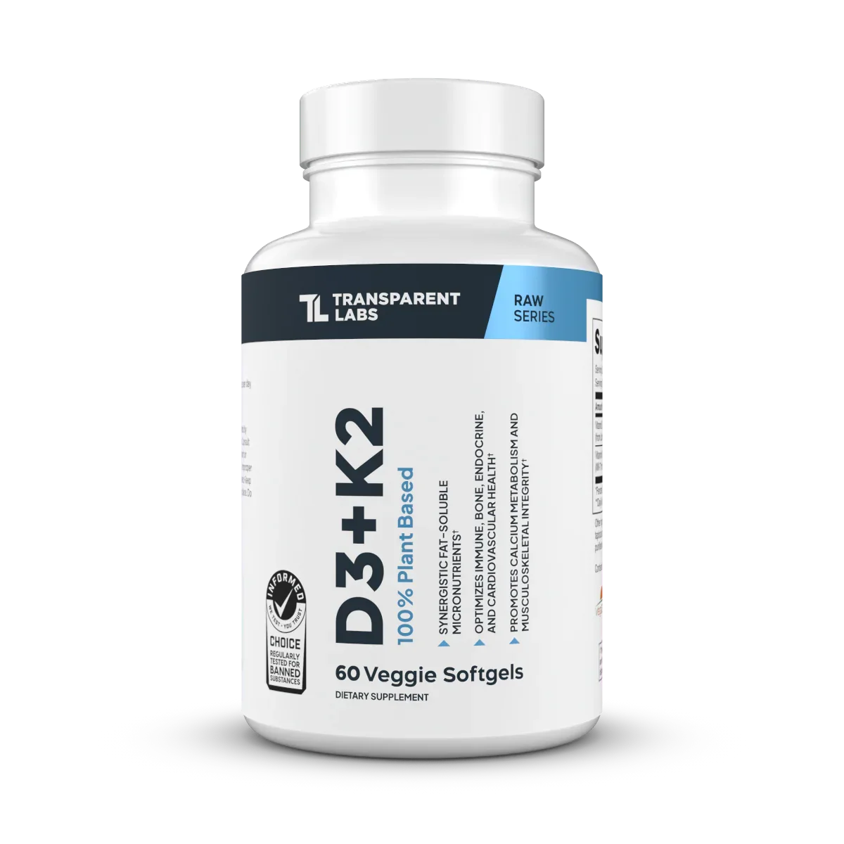 Transparent Labs Vitamin D3 K2