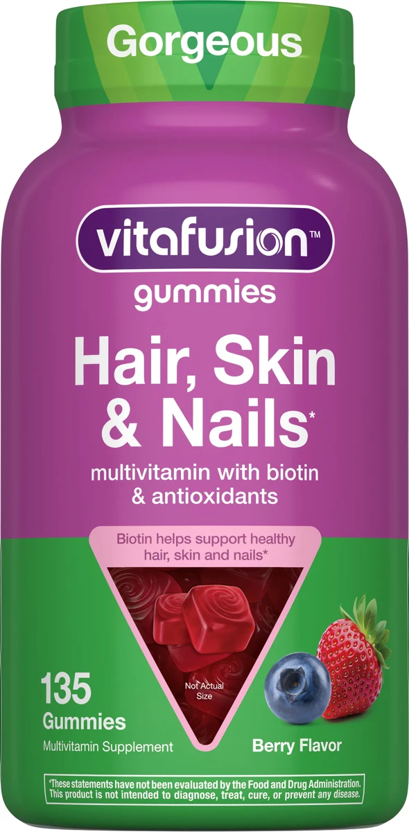 vitafusion Hair, Skin, & Nails Multivitamin Gummy, 135 Gummies