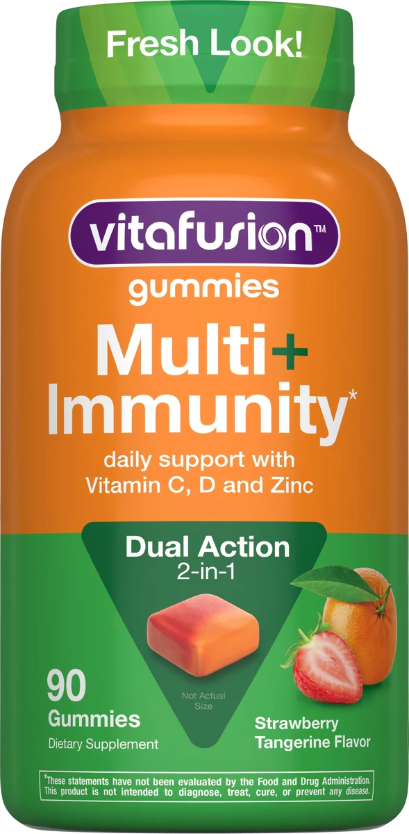 vitafusion Multi + Immune Support* Gummy Vitamin, 90 Gummies