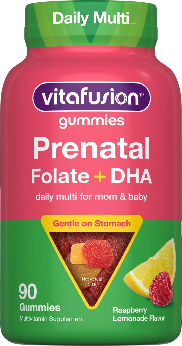 vitafusion Prenatal Multivitamin Gummy, 90 Gummies