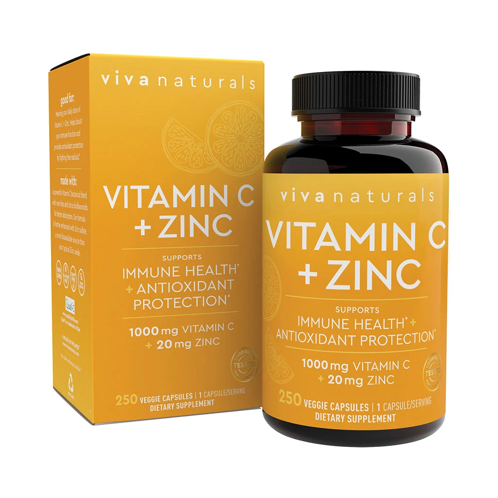 Viva Naturals Vitamin C with Zinc