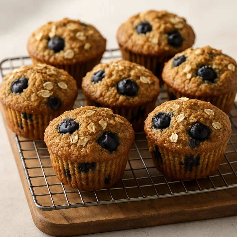 Blueberry Oat Muffins