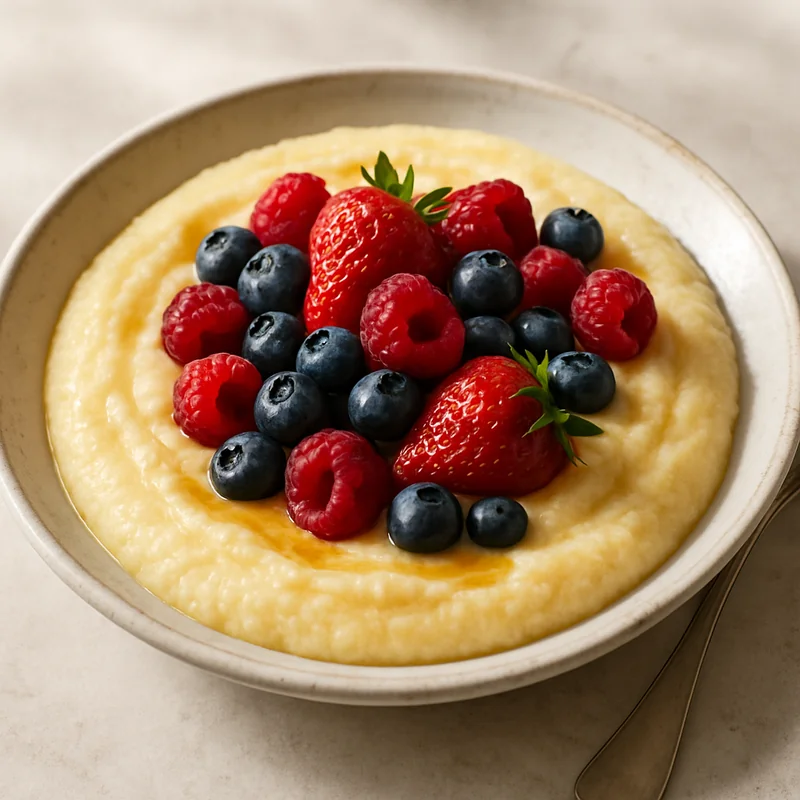 Creamy Breakfast Polenta