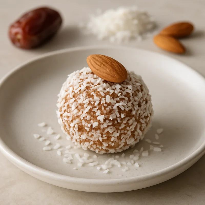 Coconut Date Balls