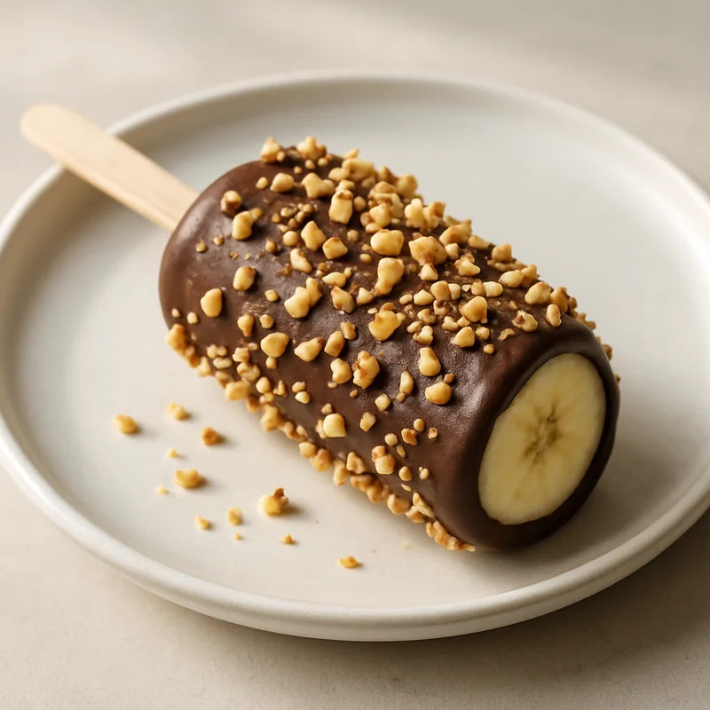 Frozen Chocolate Banana Pops
