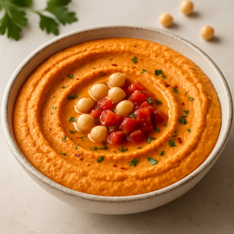 Roasted Red Pepper Hummus