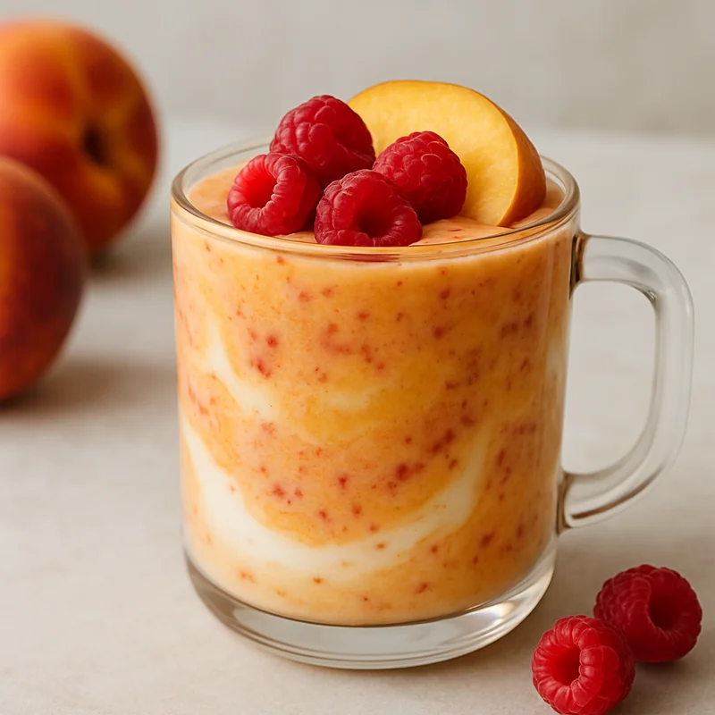 Peach Melba Smoothie