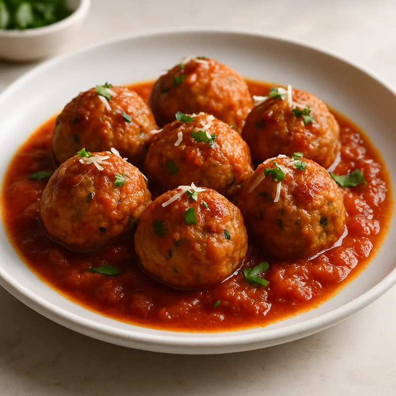 Baked Turkey Meatballs