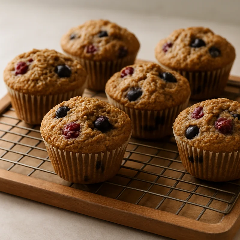 Whole Grain Berry Muffins